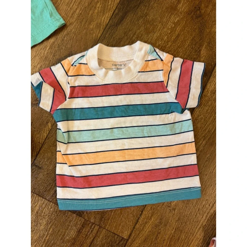 Baby Boy 3 Months Summer Clothes Bundle Outfits Shorts Shirts Bundle Lot Carters